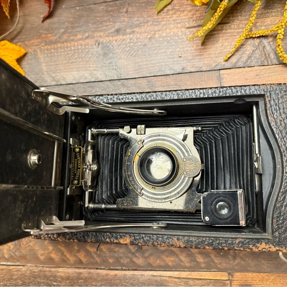 Kodak Other - Antique Pat. 1914 Kodak No.3-A Folding Pocket Autographic Camera w/ Case *READ*